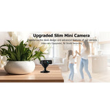 HD camera monitoring compact camera indoor and outdoor 180 degree rotating night vision WIFI home camera
