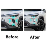 Car LED Daytime Running Light DRL For Toyota Corolla Cross 2024 Turn Signal Light Fog Lamp, White+Yellow+Blue Light