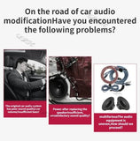 Car Audio System Modification AB Level High-power 6 * 100W Six Channel Car Amplifier Audio System