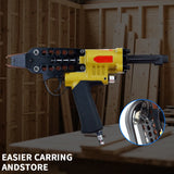 Pneumatic Hog Ring Plier Plastic C Type Hog Ring Pliers Power Air Nailer Tool for Mattress Fencing Wire Cages Auto Upholstery