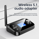 Multi-Function Bluetooth Audio Transmitter Receiver 3.5mm AUX Optical Coaxial Stereo Wireless Adapter DAC Converter For TV PC