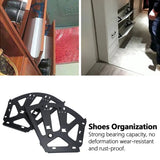Shoes Cabinet Flip Rack Shoes Cabinet Hinge Cold Rolled Steel 3-Layers Shoe Drawer Flip Rack Accessory Black Shoes Cabinet Hinge
