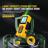 4-in-1 Green Laser Rangefinder,Portable Distance Meter (50m–150m Range) with USB Charging, Ideal for Construction Measurement