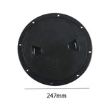 4/6/8 Inch Boat Hatches Deck Plate Round Deck Inspection Access Hatches Cover Non Slip Detachable for Marine Boat Yacht