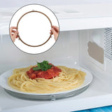 4Pack Microwave Roller Ring Microwave Oven Turntable Ring Plate Tray Support Ring for Glass Plate Tray Supporting LZB