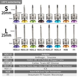 H Lab Universal Restoration Tools Kit Colorful Stainless Steel Implants Screwdriver Torque Wrench Ratchet 10-70NCM