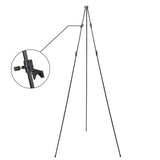 Lightweight Triangle Sketching Easel Telescoping Black White Gold Tripod Display Stand Adjustable Collapsible