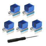 5X TMC2130 V1.0 Stepper Motor Driver Assembly Kit w/ Heat Sink & Screwdriver