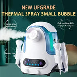6 in 1 Home Skin Peel Dermabrasion Face Steamer Ultrasound Hot Cold Oxygen Spray Facial Spa Microdermabrasion Hydra D