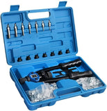 110PCS manual rivet nut set, two handed nut set, manual rivet tool set, DIY rivet nut M3 M4、M5、M6*20pcs M8、M10、M12*10pcs
