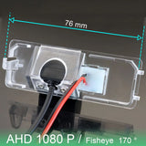 For SEAT Leon Exeo ST /SEAT Toledo 5P Leon 1P 5F NH Ibiza 6L 3d 5d Hatchback 2002~2008 AHD 1080P 170° FishEye Rear View Camera