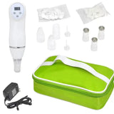 2 in 1 Electric Diamond Peeling Machine Facial Pore Cleanser Pen Vacuum Blackhead Removal Rechargeable Comedone Extractor