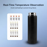 Insulin Cooler Travel Case Insulin Cooler Bag Temperature Display Heat Insulation for Diabetic Supplies Medicine Storage Bottle