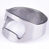 50pcs Stainless Steel Beer Bottle Opener Rings for Men Bartender Tools