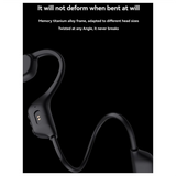 {Bone Conduction Wireless Bluetooth Earphones for Sports and Running Earhook Style No Pain When Worn for A Long Time