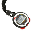Waterproof Stopwatch Chronograph with Wristband Alarm/Time/Date/Week Double Row Digital Display Countdown Timer for Sport Match