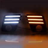 Car LED DRL Fog Light Signal Lamp Daytime Running Lights For Subaru Forester 2022-2024