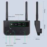 2 In 1 Bluetooth 5.3 Audio Receiver Transmitter 3.5mm Aux Jack RCA Stereo Music Wireless Adapter Dongle for TV Car PC Headphones