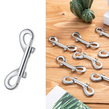 20pcs Zinc Alloy Bolt Snaps - Metal Trigger Hooks for Key Chain Dog Leash Collar