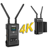 200m 4K HDMI Wireless Extender Video Transmitter and Receiver Support Battery Videographer Photographer PC Camera Live Streaming