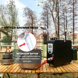 Portable Tankless Water Heater - Outdoor Camping & RV Gas Heat Pump (Attractive Compact Design, 6L/Min Flow Rate）