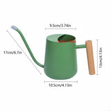 New Ergonomic Handle Design Watering Can 201 Stainless Steel Materials for Easy Pouring