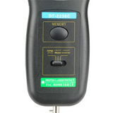 ABWG-DT2236C Speed Detector Meter Laser Tachometer DT 2236C LED Digital Optical Contact Tachometer Detector