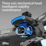 S19 Obstacle Avoidance Drone Folding 8K HD Dual Camera Aerial Photography Quadcopter Brushless GPS RC Aircraft Gift