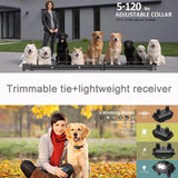 Dog Training Collar - Waterproof Rechargeable 4 Training Modes Beep,Vibration,Electric Shock, E-Collar with Remote H751