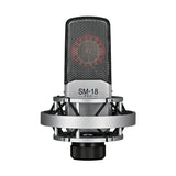 Takstart SM-18 PRO professional recording microphone with 3 selectable pickup patterns for personal/instrument recording