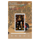 Versatile RKX40F Magnetic Phone Selfie Monitor Screen For Smartphone Rear Camera Selfie Vlog Live Stream