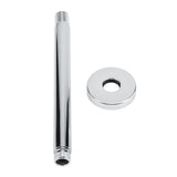Shower Arm Tube 15/20/25/30cm Round Top Shower Arm Tube Wall-mounted Bathroom Ceiling Shower Head Extension