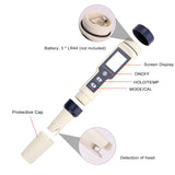 5 IN 1 PH Temperature TDS EC Salinity Meter Digital Waterproof With Automatic Calibration Function Water Quality PH Tester