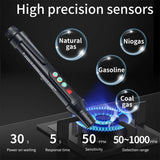 MASTFUYI Portable Gas Leak Detector Natural Gas Detector Combustible Gas Detector With Audible Visual Alarm Gas Sniffer Tool