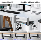Under Table Hanging Holder For PS5/For PS5 Slim Game Console Stander Bracket Earphone Gamepad Desktop Game Control