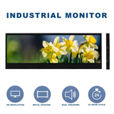 14" 4K 3840x1100 Touch LCD Monitor Type C DP Video Port,Dual Speaker