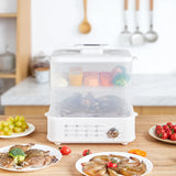 Best Price Electric Food Steamer Pot Auto Power Plastic 2 Tiers Electric Steam Cooker
