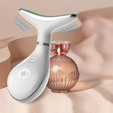 Home Neck Massager Heating EMS Vibrating Massagers Necks Lifting Firming Beauty Devices Portable Brightening Skin Instruments
