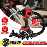 Multi-functional Clean Accessories for 18V Battery Brushless Vacuum Cleaner Large-capacity Compressed Air Spray Gun