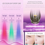 2025 Trends Beauty Machine Anti-aging Microcurrent Electric Face Lifting 4 Color Led Micro Glow Facial Beauty Device