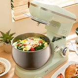 220V 3L Multifunctional Mixer 600W with 6 Speed Settings and Timer Pure Copper Motor 304 Stainless Steel Bowl for Kneading Dough