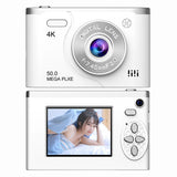 Digital Camera Dual Lens Portable Compact Camera 2.4inch LCD Photography Camera with Fill Light Photo Video Camera for Kids