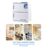 50L Hot Towel Warmer Cabinet Barber Shop 400W Disinfecting Cabinets Spa Salon Use