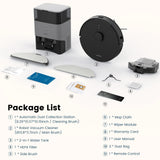 T20+ Robot Vacuum Cleaner - Self-Emptying & Wet Mopping (Auto Charging, USA Stock, Smart Mapping, 3000Pa Suction)
