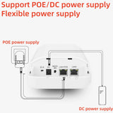 300Mbps Wifi Router Outdoor Wireless Bridge 2.4G Wireless Repeater Wifi Extender Point to Point 1KM With POE LAN Port