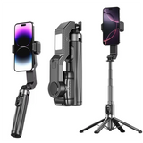 Selfie Stick Tripod Stand Auto Balance 1-Axis Gimbal For Smartphones Tiktok Vlog Youtuber Live Video Record