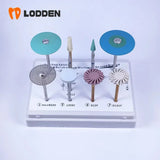 Premium Lithium Disilicate Polishing and Grinding Kit 3L04.2 Mounted Diamond Disc Stones Silicone Polishiers Popular Lab Tools