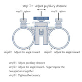 YY Binocular Lab Loupe Magnification 2.5X 3.5X Single Battery with LED Light Surgical Headlight for Dentist Medical Lamp