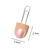 Funny bookmarks with paper clips, bookmarks for pages, stationery gifts,