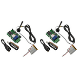 2X RTU5015 Plus GSM Remote Board With Two Alarm Input And One Relay Output And SMS Control Battery For Power Off Alarm